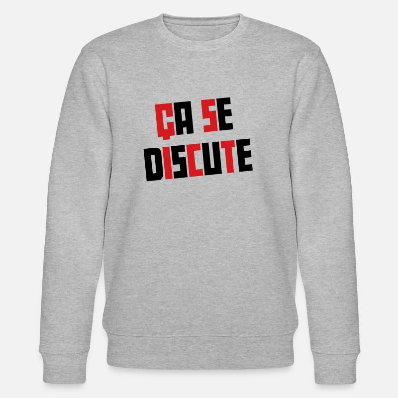 ca se discute - Sweat bio CHANGER Stanley/Stella Unisexe - gris chiné