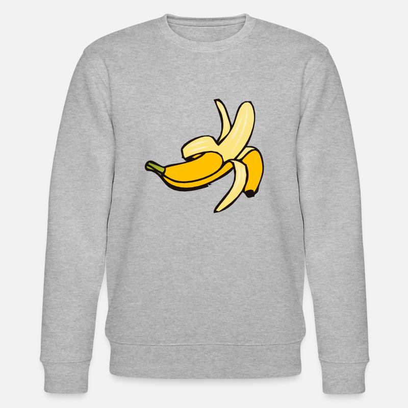 banane 6 A - Sweat bio CHANGER Stanley/Stella Unisexe - gris chiné