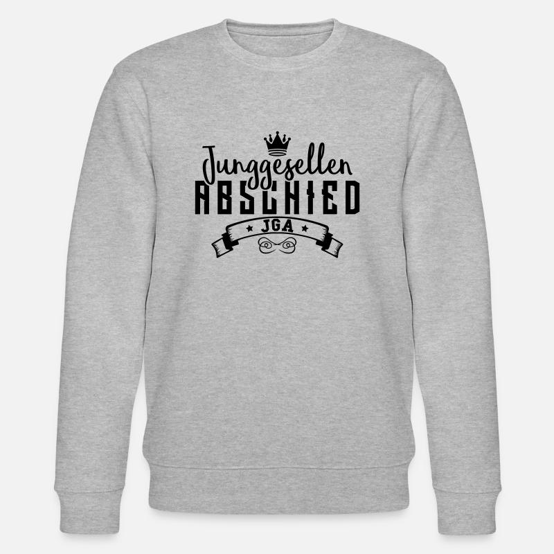 Junggesellenabschied - Stanley/Stella Unisex Bio-Sweatshirt CHANGER  - Grau meliert
