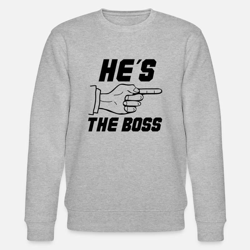 C’est le patron - Sweat bio CHANGER Stanley/Stella Unisexe - gris chiné