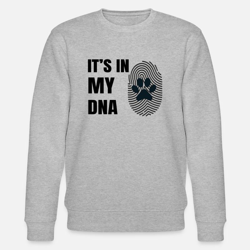 Hund Dog - Stanley/Stella Unisex Bio-Sweatshirt CHANGER  - Grau meliert