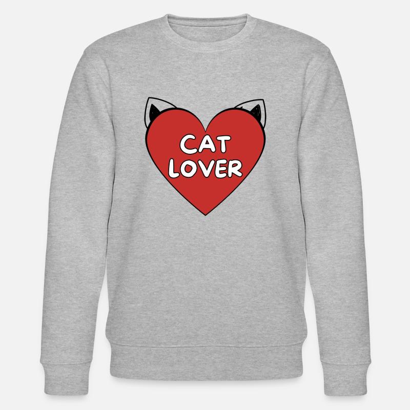 Cat Lover - Sweat bio CHANGER Stanley/Stella Unisexe - gris chiné