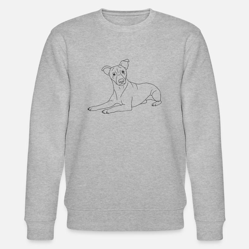 Jack Russell Terrier - Stanley/Stella Unisex Bio-Sweatshirt CHANGER  - Grau meliert