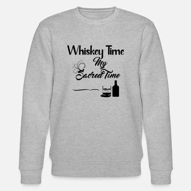 Whisky Time Design - Sweat bio CHANGER Stanley/Stella Unisexe - gris chiné