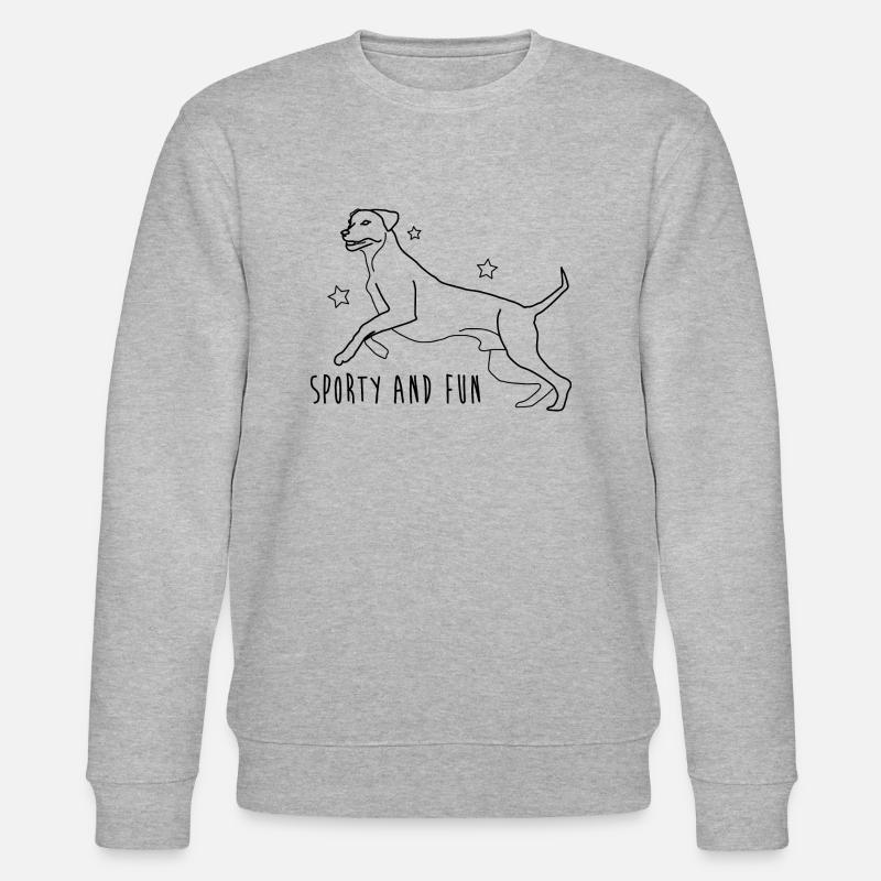 Hund - Stanley/Stella Unisex Bio-Sweatshirt CHANGER  - Grau meliert