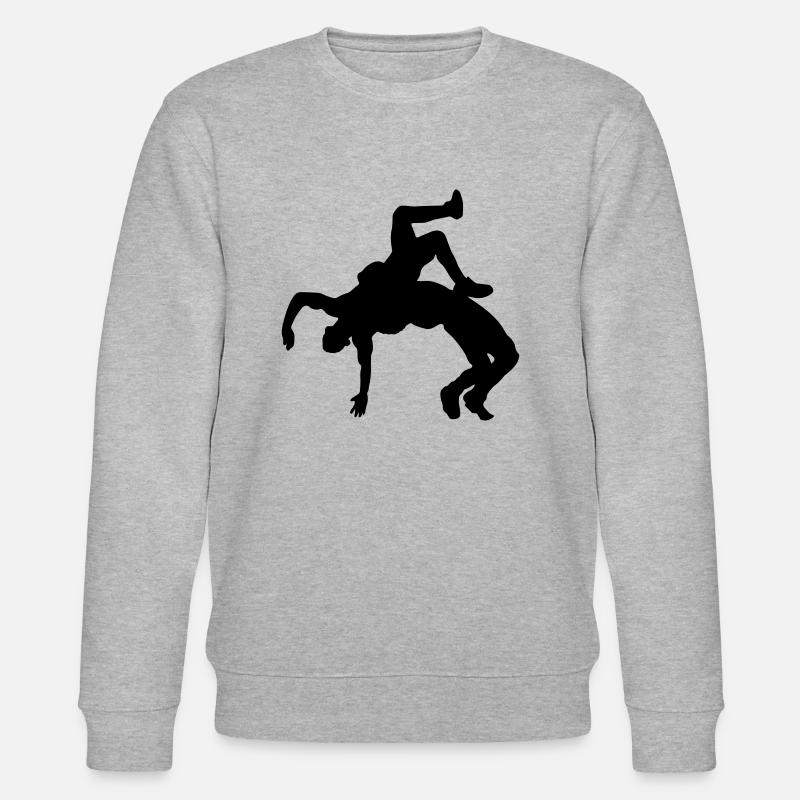 ringen silhouette - Stanley/Stella Unisex Bio-Sweatshirt CHANGER  - Grau meliert