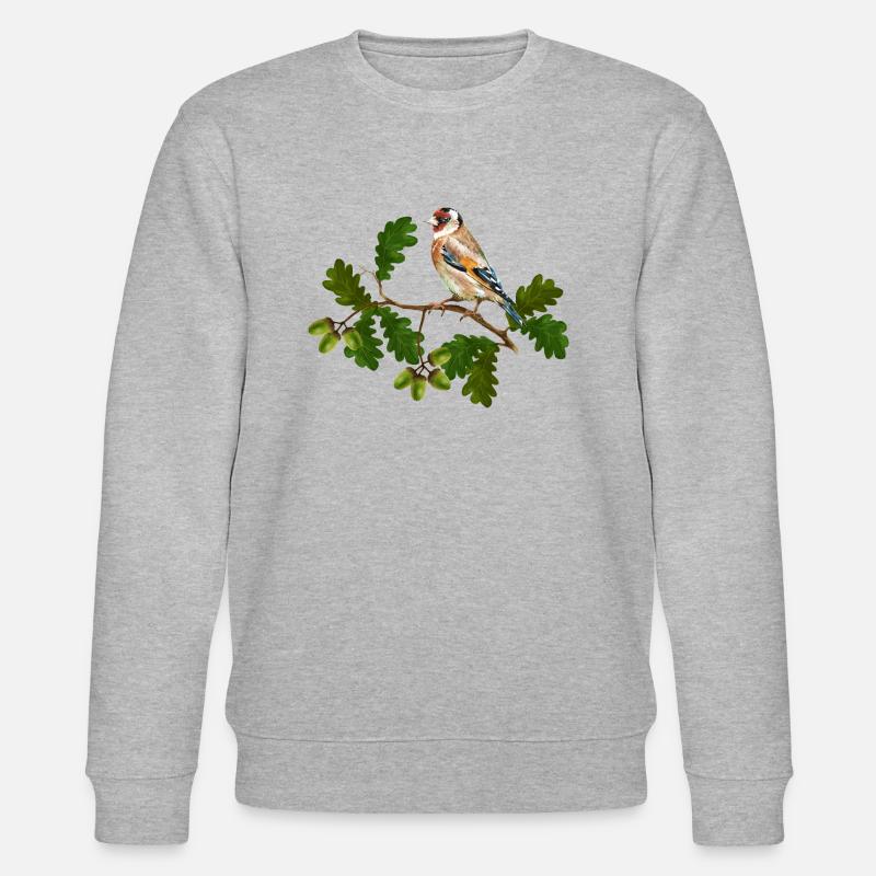 Bunter Vogel - Stanley/Stella Unisex Bio-Sweatshirt CHANGER  - Grau meliert