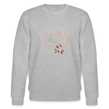 Team Bride - Stanley/Stella Unisex Bio-Sweatshirt CHANGER  - Grau meliert - Vorne - Nik (191cm) & Marisol (170cm)