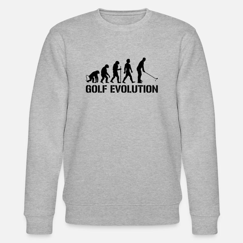 Evolution Golf - Stanley/Stella CHANGER Unisex Organic Sweatshirt - heather grey