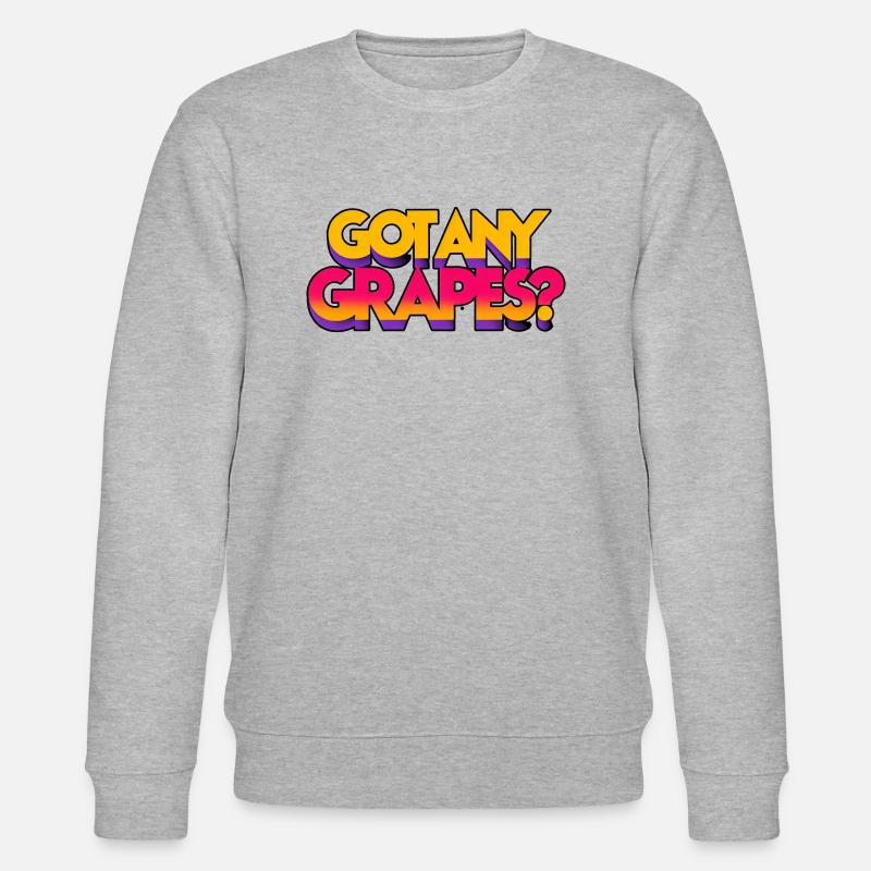Got Any Grapes 5 - Stanley/Stella Unisex Bio-Sweatshirt CHANGER  - Grau meliert