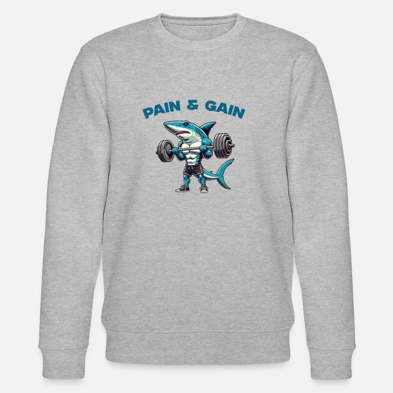 hai stark - Stanley/Stella Unisex Bio-Sweatshirt CHANGER  - Grau meliert