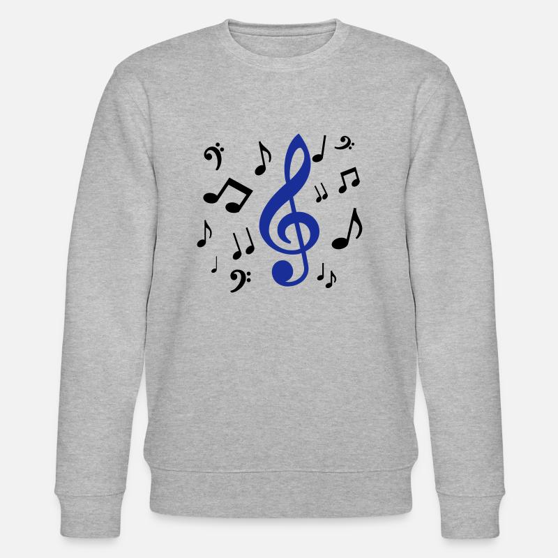 noten - Stanley/Stella Unisex Bio-Sweatshirt CHANGER  - Grau meliert
