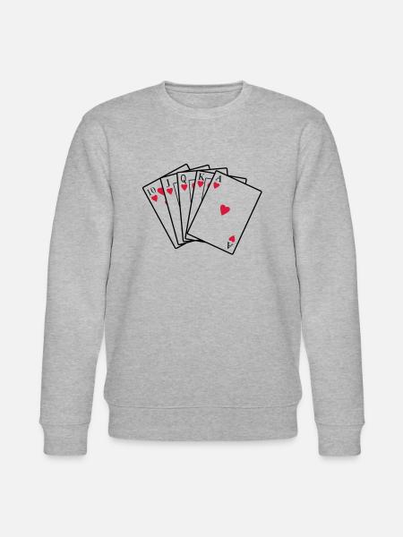 Quinte Flush Royale - Sweat bio CHANGER Stanley/Stella Unisexe - gris chiné