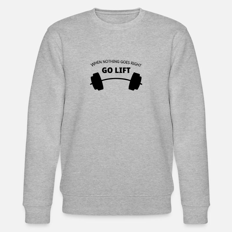 Geh trainieren - Stanley/Stella Unisex Bio-Sweatshirt CHANGER  - Grau meliert