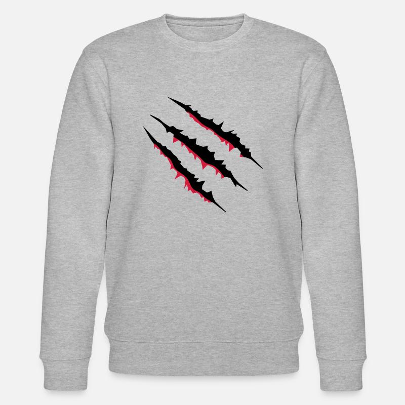 krallen_002 - Stanley/Stella Unisex Bio-Sweatshirt CHANGER  - Grau meliert