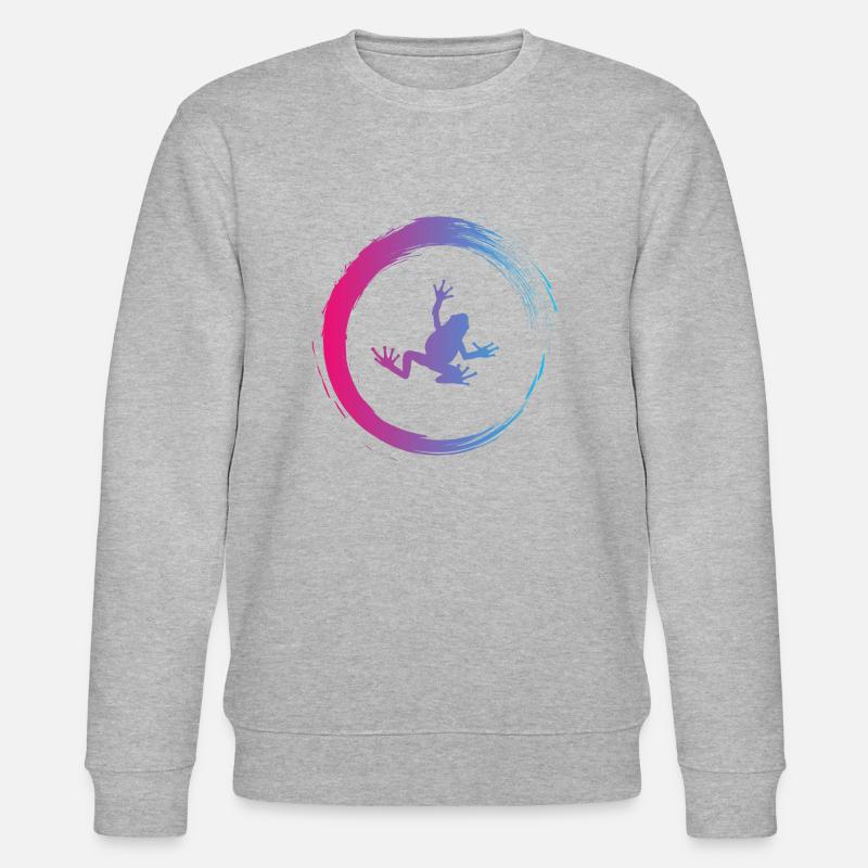Frosch - Stanley/Stella Unisex Bio-Sweatshirt CHANGER  - Grau meliert