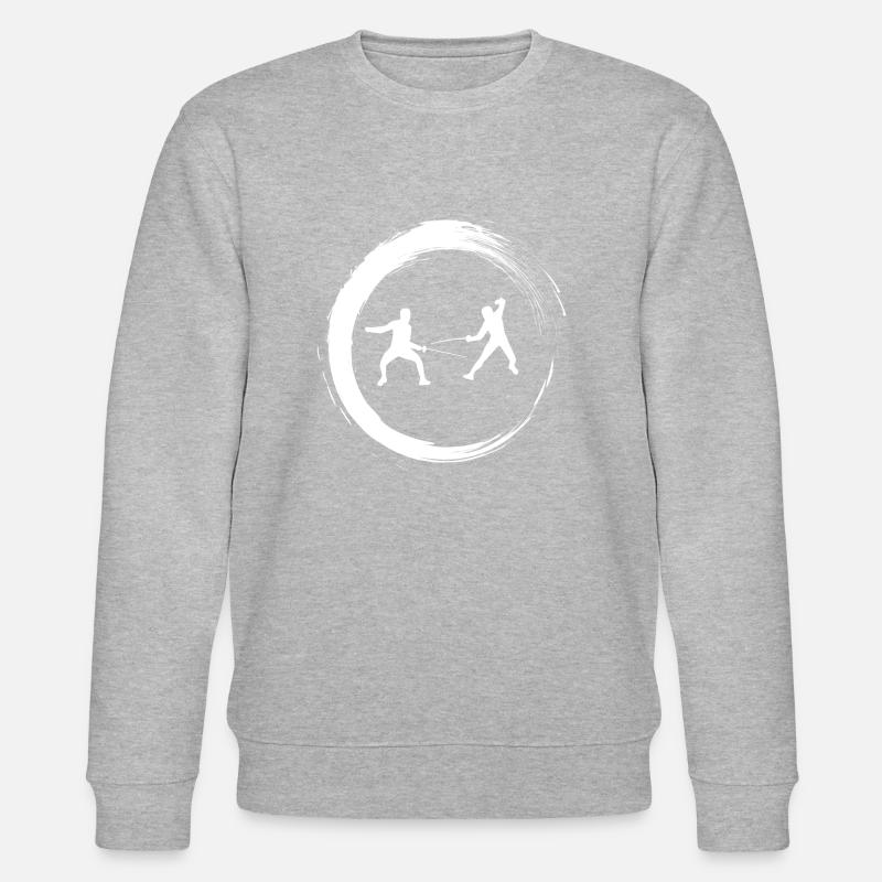 Fechten - Stanley/Stella Unisex Bio-Sweatshirt CHANGER  - Grau meliert