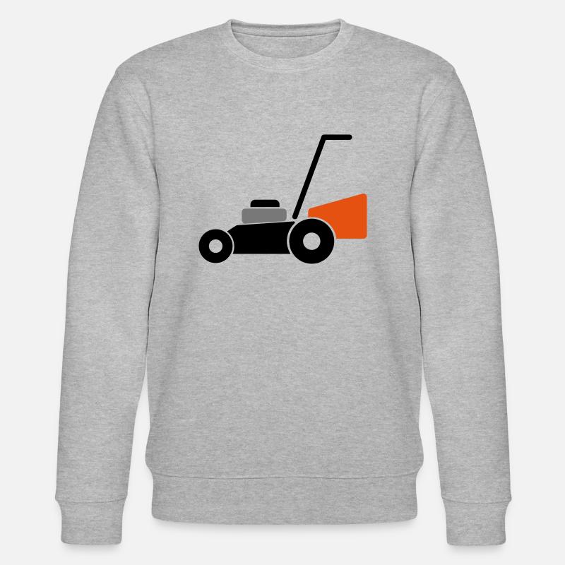 Rasenmäher - Stanley/Stella Unisex Bio-Sweatshirt CHANGER  - Grau meliert