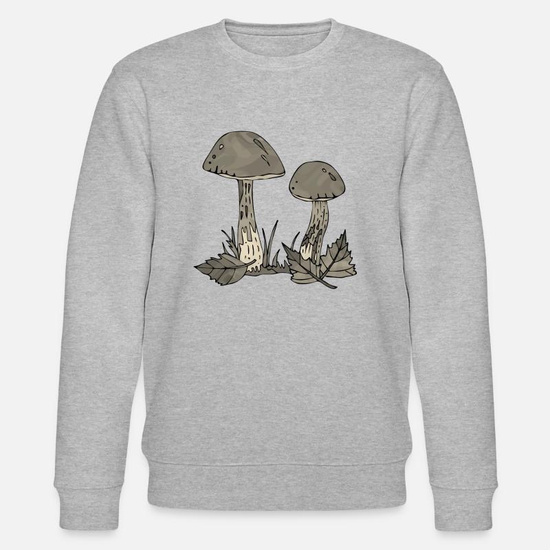 Pilze - Stanley/Stella Unisex Bio-Sweatshirt CHANGER  - Grau meliert