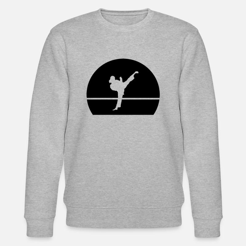 Karate Boxing Fighting - Stanley/Stella Unisex Bio-Sweatshirt CHANGER  - Grau meliert