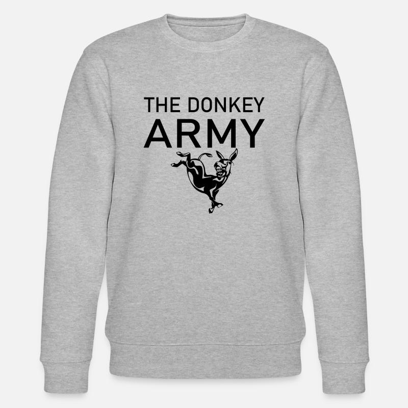 Esel d’âne - Sweat bio CHANGER Stanley/Stella Unisexe - gris chiné