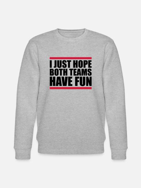 Both Teams Have Fun - Stanley/Stella CHANGER Unisex Organic Sweatshirt - heather grey