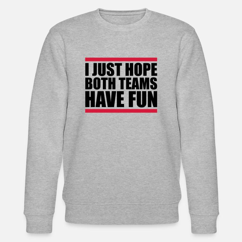 Both Teams Have Fun - Stanley/Stella Unisex Bio-Sweatshirt CHANGER  - Grau meliert