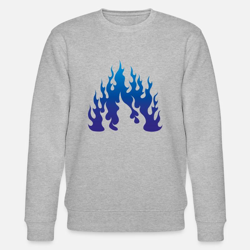 Blueflame - Stanley/Stella Unisex Bio-Sweatshirt CHANGER  - Grau meliert