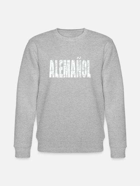 Deutsch-Spanier Spanisch deutsch-spanisch Geschenk - Stanley/Stella Unisex Bio-Sweatshirt CHANGER - Grau meliert