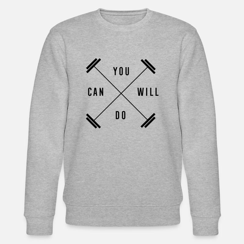 you can will do - Stanley/Stella Unisex Bio-Sweatshirt CHANGER  - Grau meliert