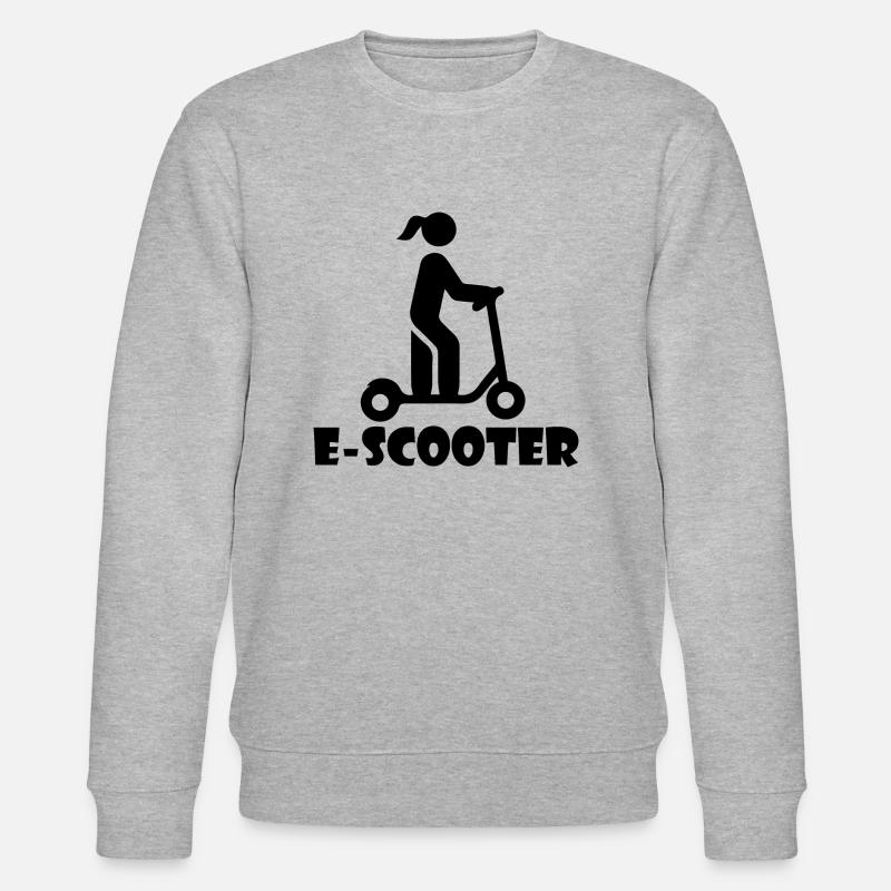 E-Scooter Roller Scooter - Sweat bio CHANGER Stanley/Stella Unisexe - gris chiné