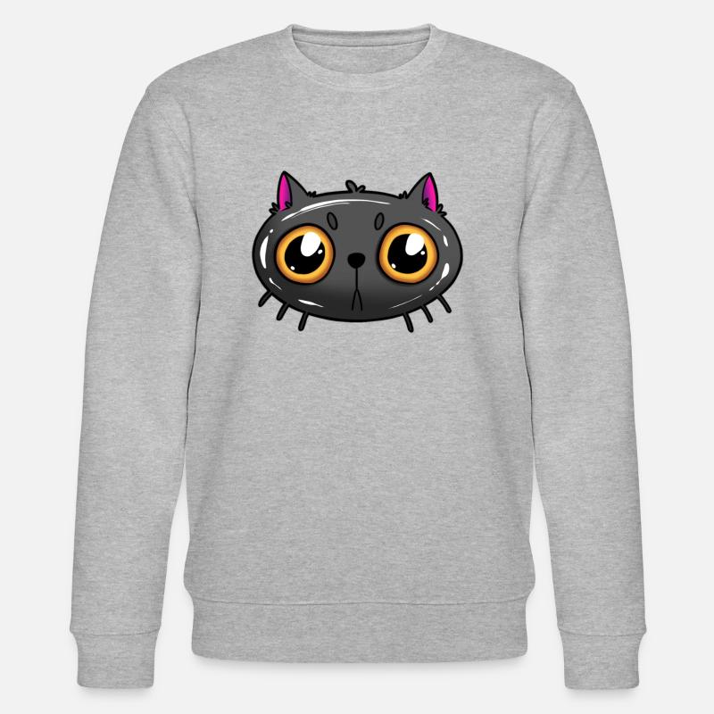 Chat mignon - Sweat bio CHANGER Stanley/Stella Unisexe - gris chiné