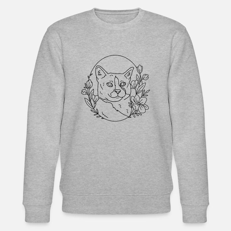 chat - Sweat bio CHANGER Stanley/Stella Unisexe - gris chiné