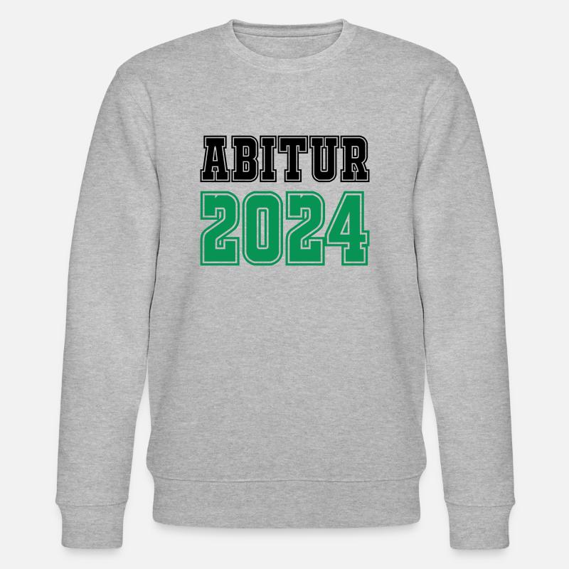 abitur 2024 - Stanley/Stella Unisex Bio-Sweatshirt CHANGER  - Grau meliert
