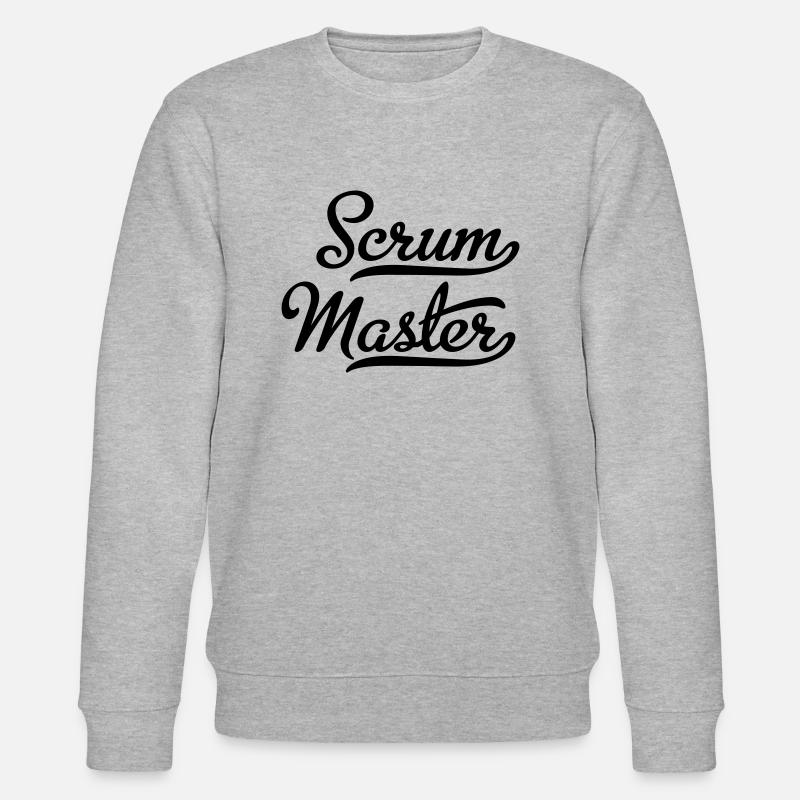 Scrum Master - Stanley/Stella Unisex Bio-Sweatshirt CHANGER  - Grau meliert