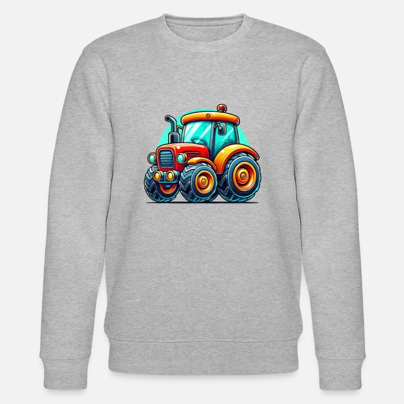 Traktor - Stanley/Stella Unisex Bio-Sweatshirt CHANGER  - Grau meliert