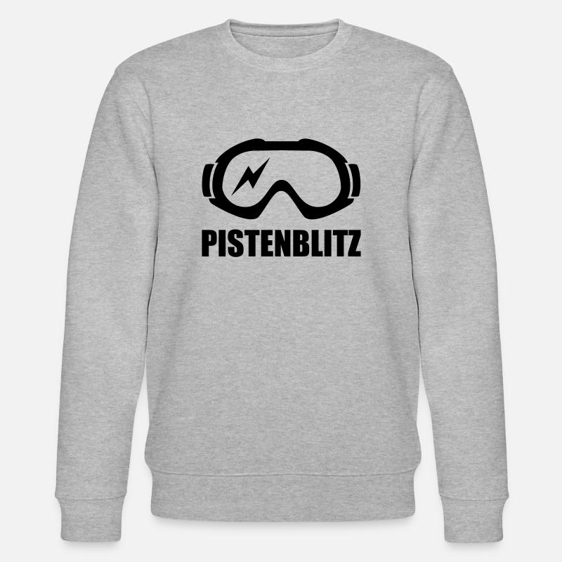 pistenblitz - Stanley/Stella Unisex Bio-Sweatshirt CHANGER  - Grau meliert