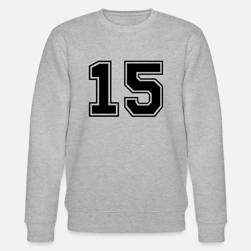 funfzehn - Stanley/Stella Unisex Bio-Sweatshirt CHANGER  - Grau meliert