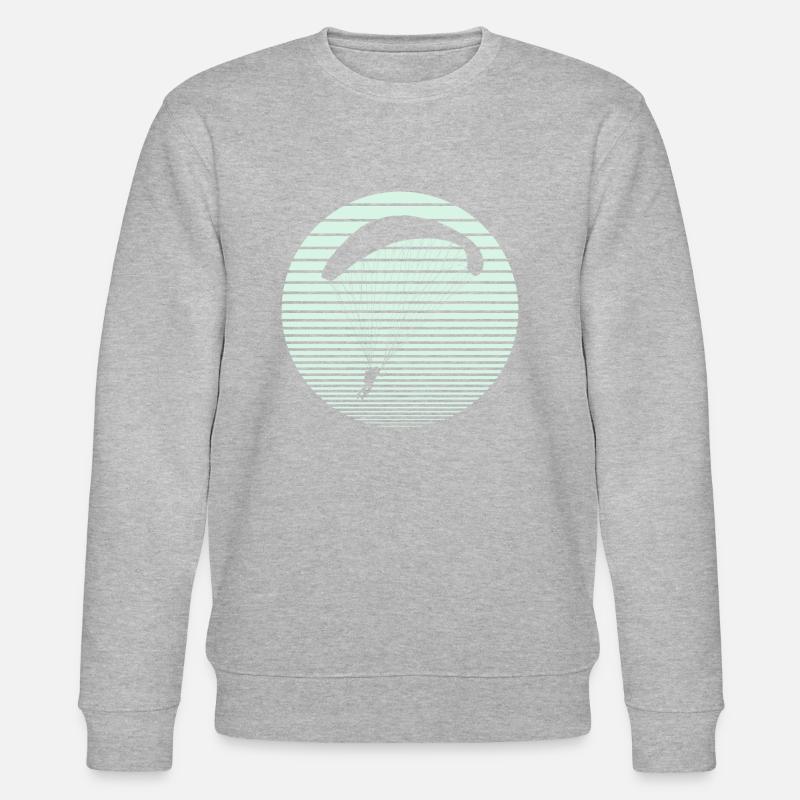 Paragliding - Stanley/Stella Unisex Bio-Sweatshirt CHANGER  - Grau meliert