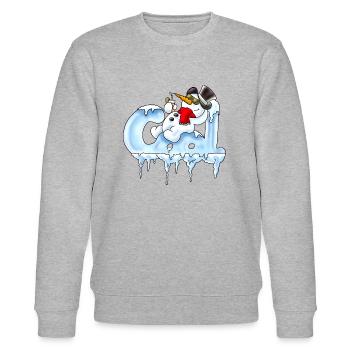 cool - Stanley/Stella Unisex Bio-Sweatshirt CHANGER  - Grau meliert - Vorne - Nik (191cm) & Marisol (170cm)