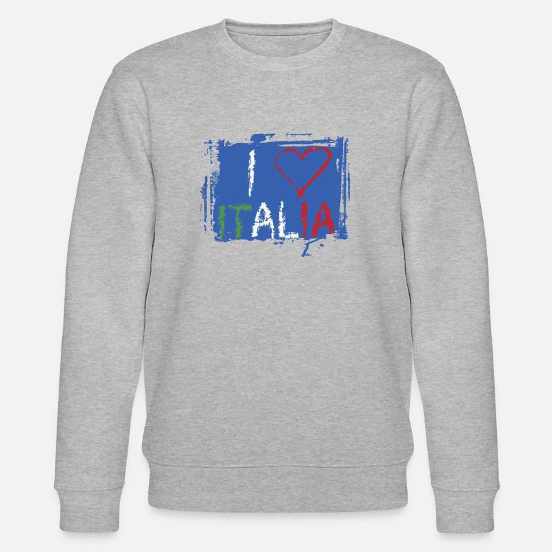 Italia - Stanley/Stella Unisex Bio-Sweatshirt CHANGER  - Grau meliert