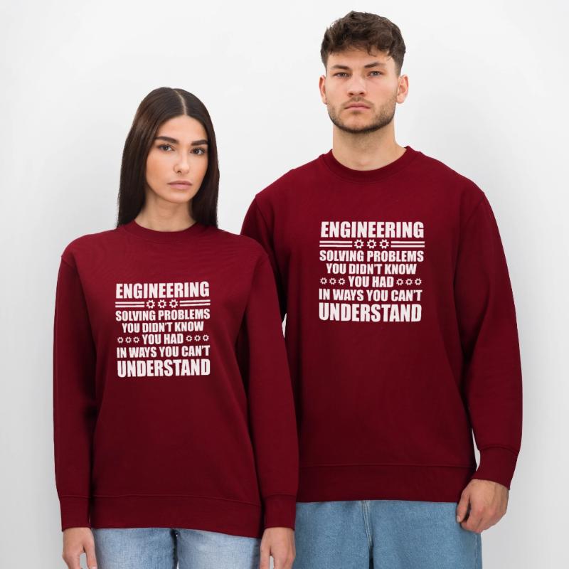 Funny Engineering Solving Problems Stanley/Stella Unisex Bio-Sweatshirt CHANGER 