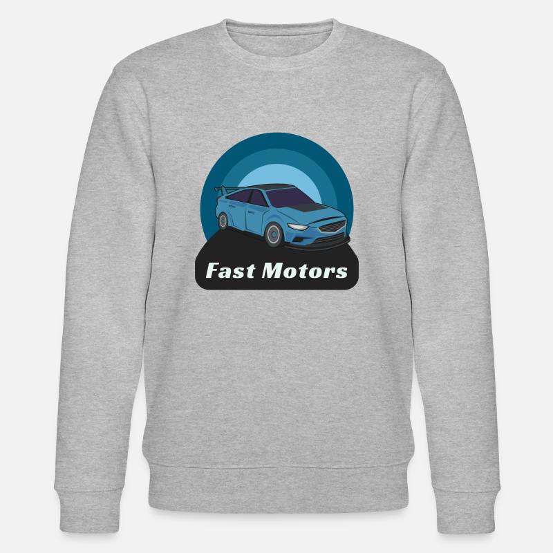 Fast Motors - Stanley/Stella Unisex Bio-Sweatshirt CHANGER - Grau meliert