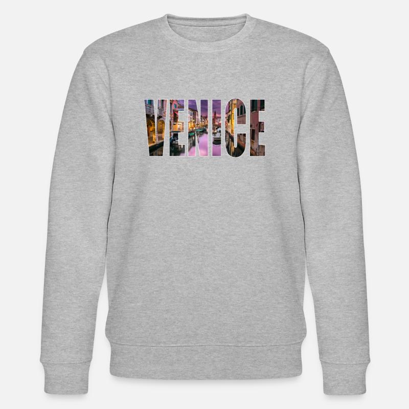 venice venedig - Stanley/Stella Unisex Bio-Sweatshirt CHANGER  - Grau meliert