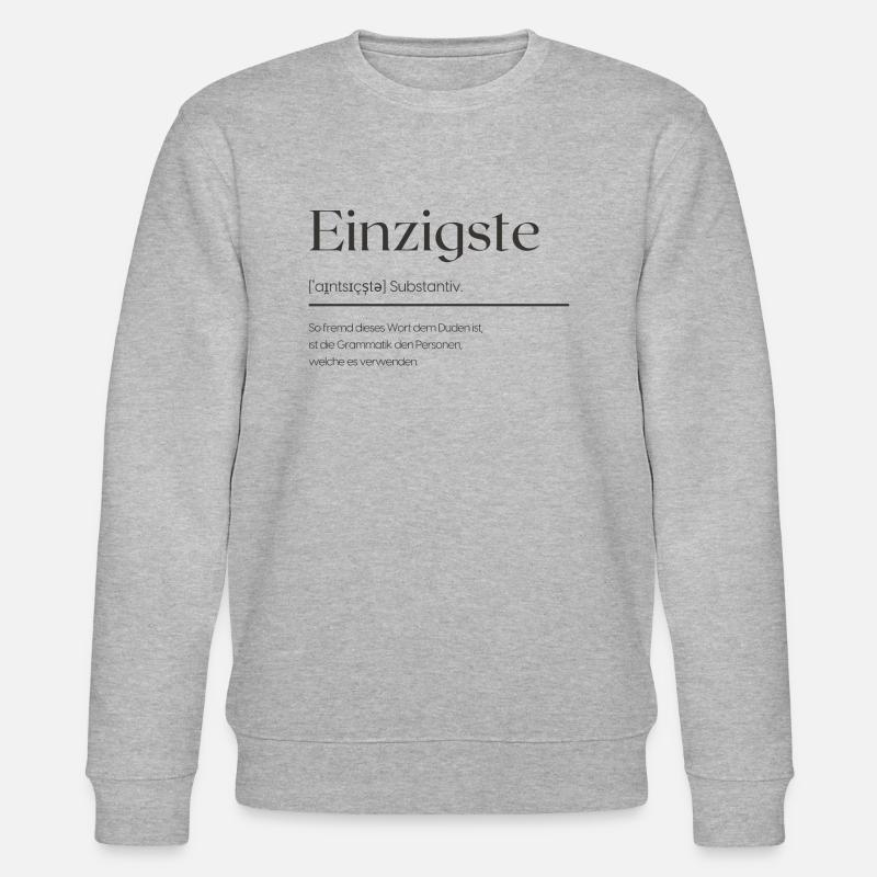 Einzigste - Stanley/Stella Unisex Bio-Sweatshirt CHANGER  - Grau meliert