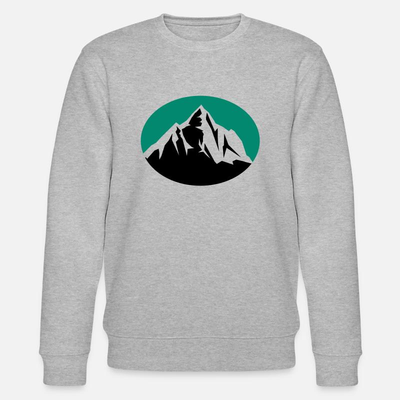 mountain - Stanley/Stella Unisex Bio-Sweatshirt CHANGER  - Grau meliert