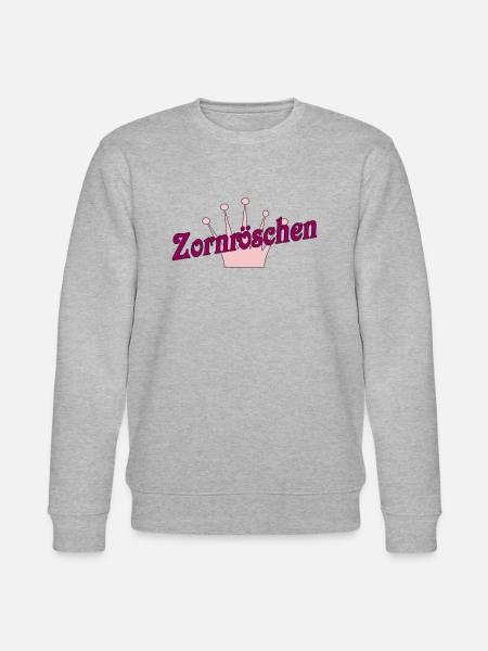 Zornröschen - Stanley/Stella Unisex Bio-Sweatshirt CHANGER  - Grau meliert