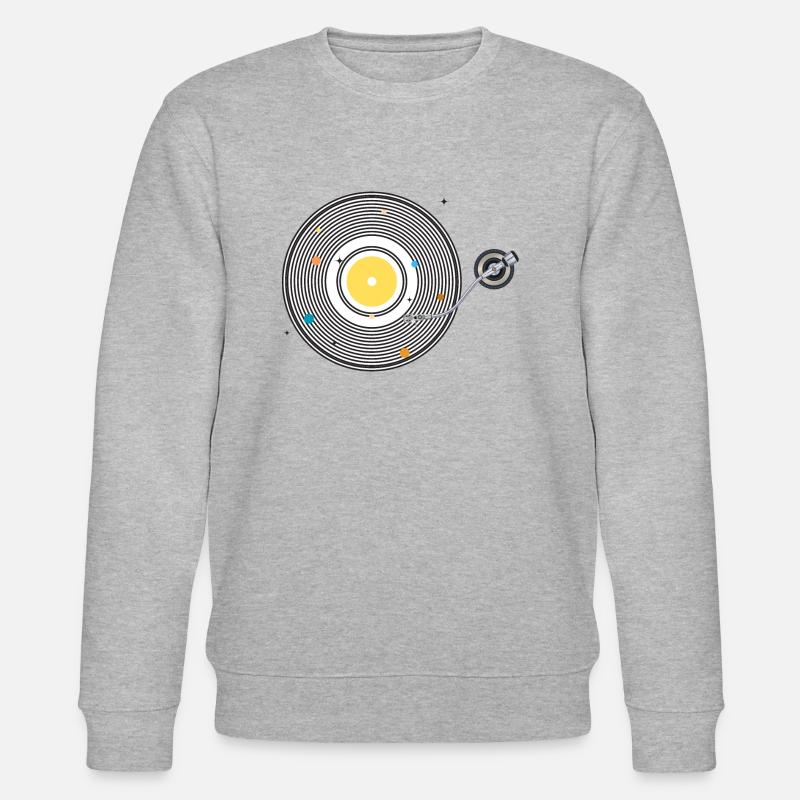 Système Solaire Disque Vinyle - Sweat bio CHANGER Stanley/Stella Unisexe - gris chiné