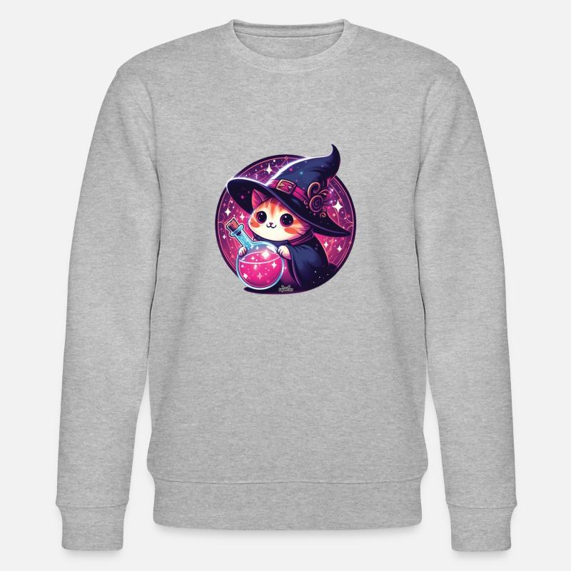 Potion Cat 2 - Sweat bio CHANGER Stanley/Stella Unisexe - gris chiné