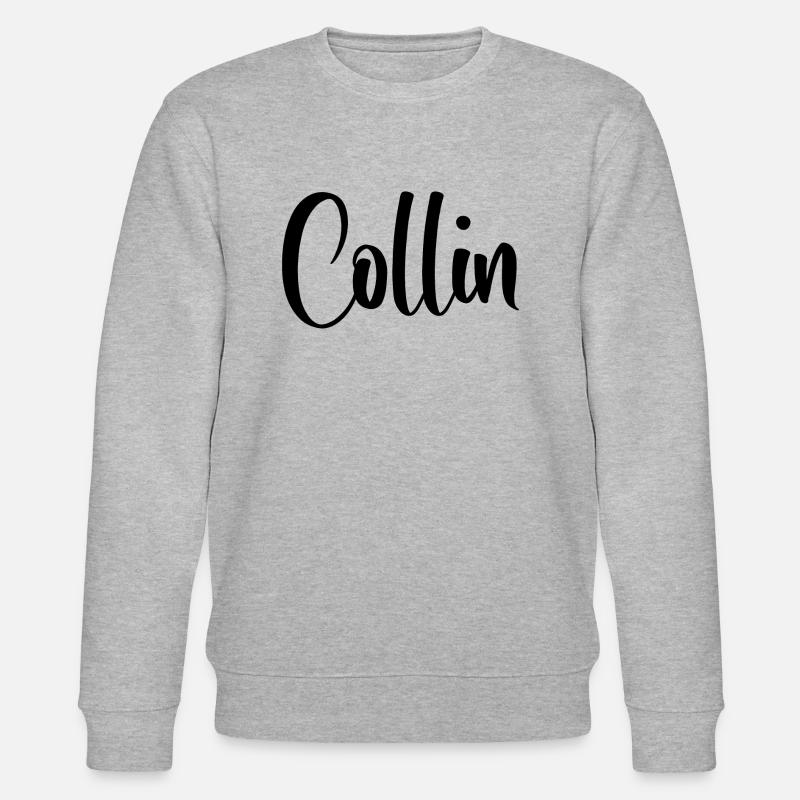 Name - Collin - Stanley/Stella Unisex Bio-Sweatshirt CHANGER  - Grau meliert